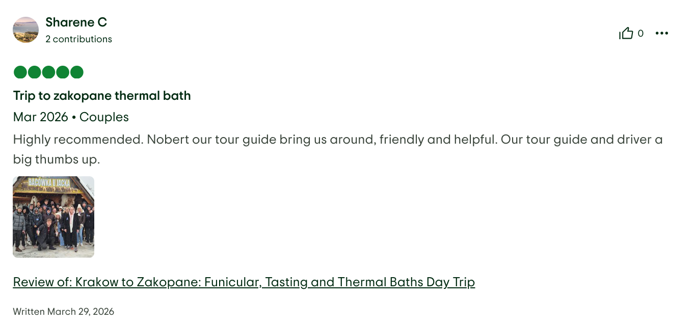 TripAdvisor review 5